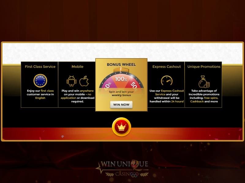 Découvrez les Jeux Uniques de Win Unique Casino en Ligne en France - aperçu